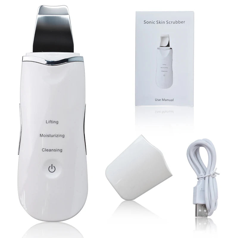 Revitalize Your Skin with the Ultrasonic Deep Face Cleaning Machine - Remove Blackheads, Reduce Wrinkles, and Achieve a Radiant Complexion!